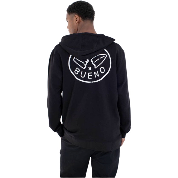 2026 Hurley Mens Sider Zip Hoodie MFTEU00045 - Black